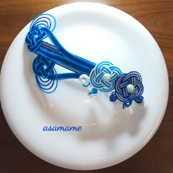 水引 バレッタ 華濤 バレッタ asamame 通販 6330813｜Creema(クリーマ)