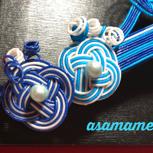 水引 バレッタ 華濤 バレッタ asamame 通販 6330813｜Creema(クリーマ)