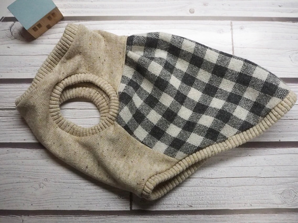 【Sold】Check×Knit 4枚目の画像