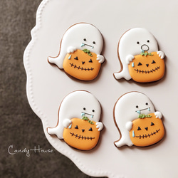 【再販】抱っこかぼちゃオバケのクッキー型 2枚目の画像