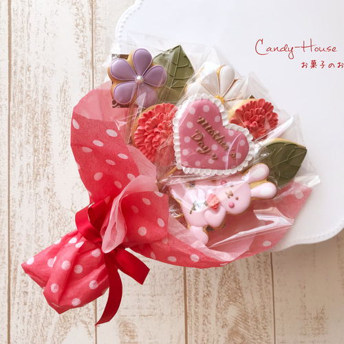 母の日♡花束クッキー クッキー お菓子のおうち 通販 7149368｜Creema 