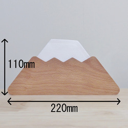 木製咖啡濾紙架 「富士山濾紙架」【訂製】 第3張的照片
