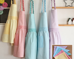 ヘアバンドタイプの三角巾（ちょうちょ刺繍）大人／子どもサイズ
