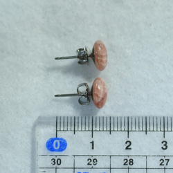 （1件）印加玫瑰螺柱穿孔（9 x 7毫米，鈦制接桿） 第5張的照片