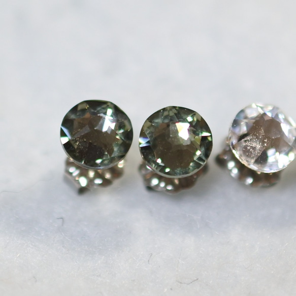 施華洛世奇套裝耳環（6毫米水晶和黑鑽石） 第2張的照片