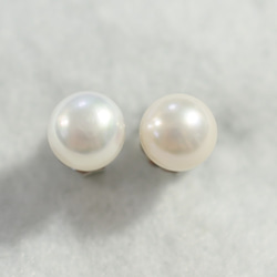 【一分/出線】淡水珍珠單耳環（7mm/鈦柱） 第1張的照片