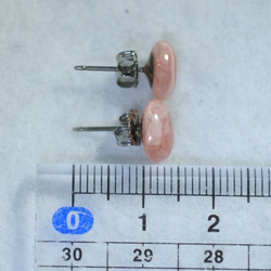 （1 件/出口）印加玫瑰耳釘（9 x 7 毫米/鈦柱） 第5張的照片