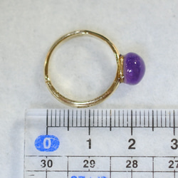 (1 件) 紫水晶戒指 (一種尺寸適合所有人) 第5張的照片