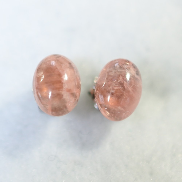 （1 件）印加玫瑰耳釘（8 x 6 毫米，鈦柱） 第1張的照片