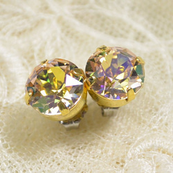 施華洛世奇罕見的彩色茶噸耳環（Shirukushima） 第1張的照片