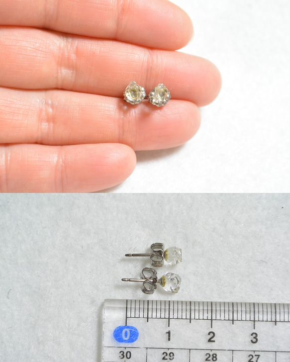 （1點）赫基默鑽石耳釘·S1（鈦後） 第5張的照片