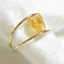 （1分）黃水晶寶石戒指（約12至13號） 第1張的照片