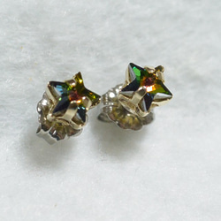 斯華洛斯奇水晶小星星耳環（水晶極光） 第4張的照片