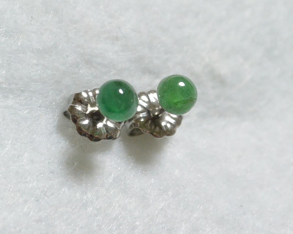 （1分）Emerald耳釘（4毫米·鈦柱） 第4張的照片