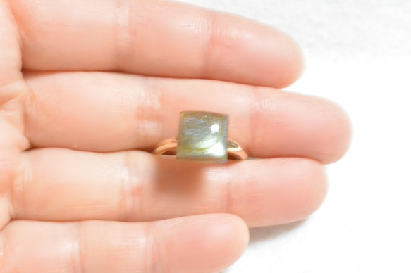 （1分）拉長石戒指（免費尺寸） 第4張的照片