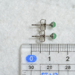 （1分）Emerald耳釘（3.5毫米·鈦柱） 第5張的照片