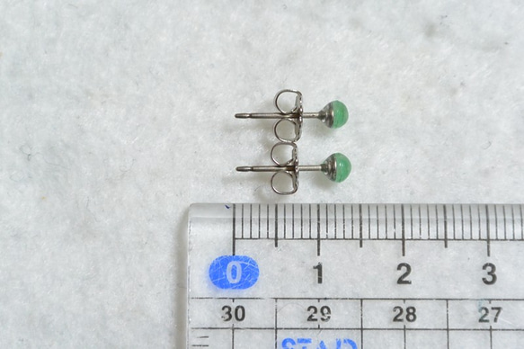 （1分）Emerald耳釘（3.5毫米·鈦柱） 第5張的照片
