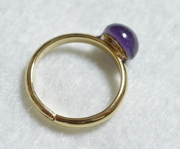 （一分）紫水晶戒指（均碼） 第3張的照片