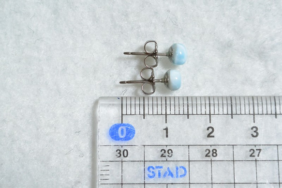 （一分）Larimer的耳釘（5毫米，鈦柱） 第5張的照片