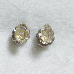 （1点もの）ハーキマーダイヤモンドのスタッドピアス・S（チタンポスト） 1枚目の画像