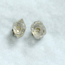 （1點）Herkimer鑽石耳釘-M（鈦金屬柱） 第1張的照片