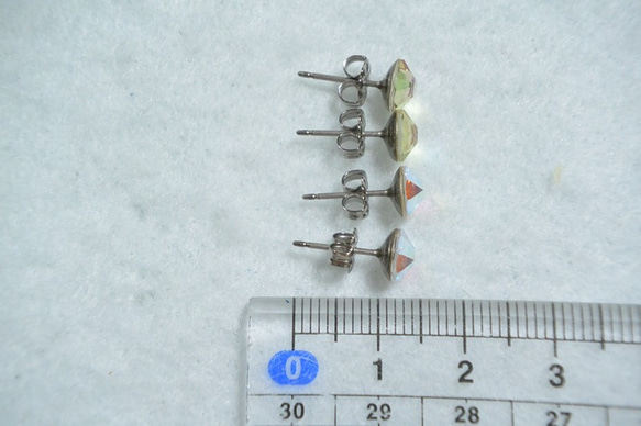 施華洛世奇套裝穿孔（6毫米，水晶極光和發光綠色） 第5張的照片