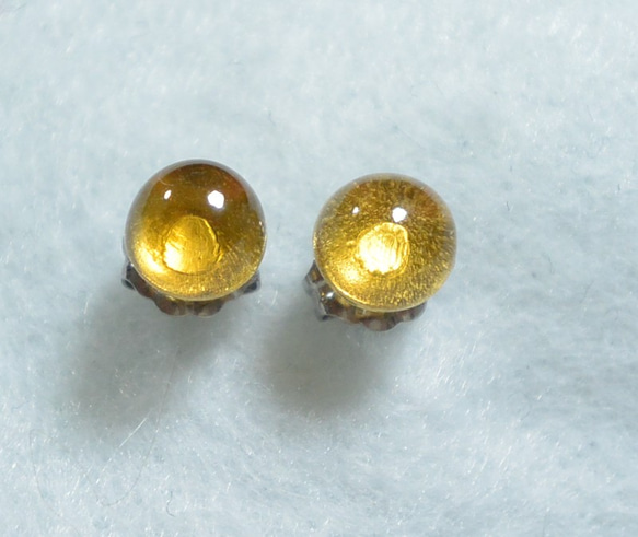 黃水晶螺柱穿孔（6毫米，鈦制柱） 第1張的照片