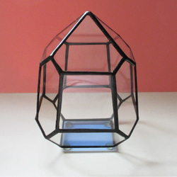 S様専用作品　ステンドグラスのテラリウム・卵型 3枚目の画像