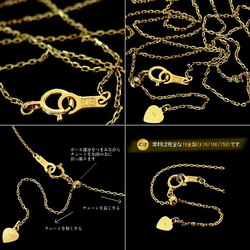 【受注生産】一生モノの純金製【18金/K18/18K】 「奇跡のメダイ（17mm）」 のネックレス/K18チェーン付 3枚目の画像