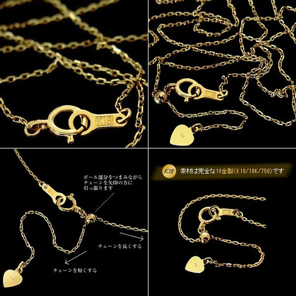 【受注生産】一生モノの純金製【18金/K18/18K】 「奇跡のメダイ（17mm）」 のネックレス/K18チェーン付 3枚目の画像