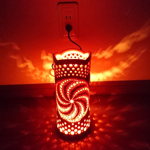 竹製 フロアスタンド「曼陀羅」銀河I-2 竹あかり ランプシェード 灯り