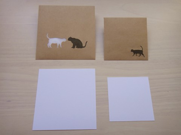 マシカク封筒set【ねこネコ猫】 3枚目の画像