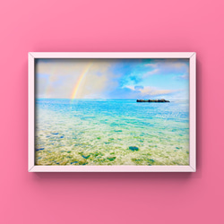 Goddess of the rainbow 〜沖縄の風景をあなたのお部屋に〜【A4サイズ写真】 1枚目の画像