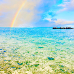 Goddess of the rainbow 〜沖縄の風景をあなたのお部屋に〜【A4サイズ写真】 3枚目の画像