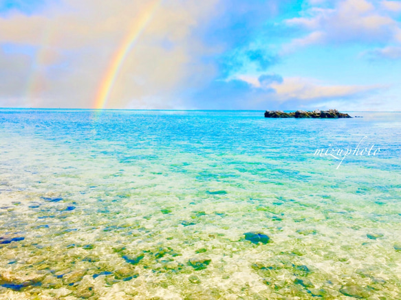 Goddess of the rainbow 〜沖縄の風景をあなたのお部屋に〜【A4サイズ写真】 3枚目の画像