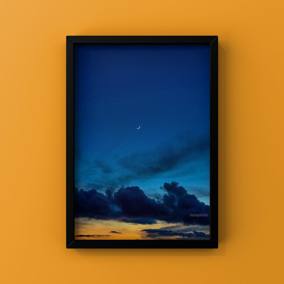 ・溫柔的月亮【照片尺寸、面板加工、帶框可選】 第1張的照片