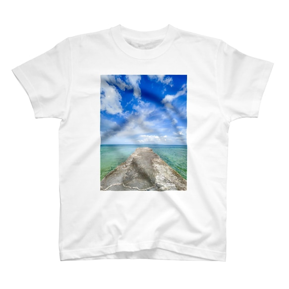 ・竹富島の西桟橋 Tシャツ 2枚目の画像