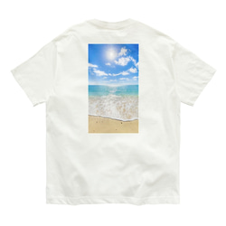 Sunshine beach オーガニックコットンTシャツ【mizuphoto × 偉人の名言】 1枚目の画像