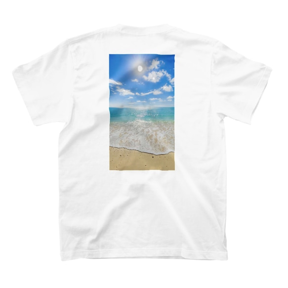 【送料無料】Sunshine Beach Tシャツ【フォトプリント × 偉人の名言】 3枚目の画像