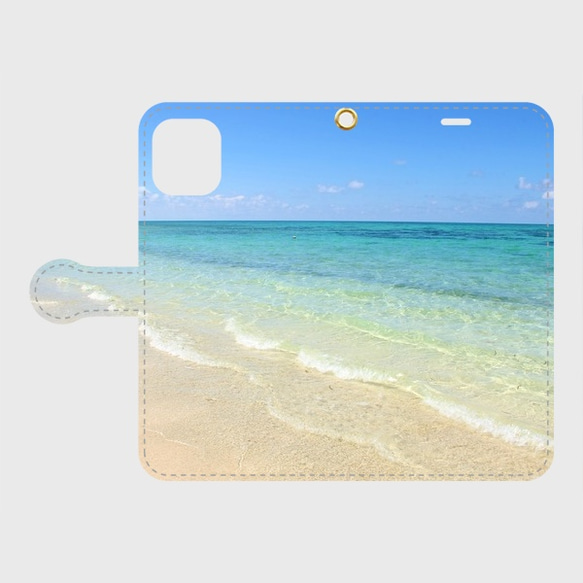 Endless beach 筆記本型智能手機保護殼 [兼容所有 iPhone/Android 機型] 第3張的照片