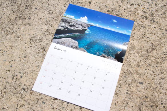【あなただけのカレンダー】完全オーダーメイド・2022年 癒しの沖縄 壁掛けカレンダー【mizuphotoオリジナル】 6枚目の画像