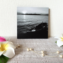【感謝セール♡】モノクロパネル３枚セット〜沖縄の風景をあなたのお部屋に〜 3枚目の画像