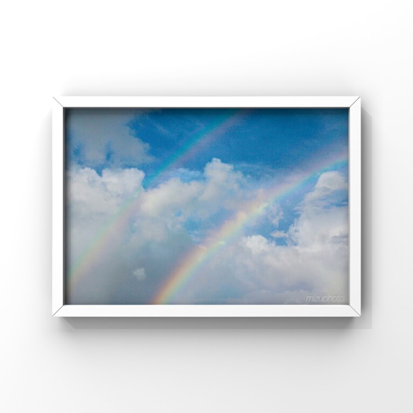 ・兩條彩虹【可以選擇照片尺寸、面板處理、相框】 第2張的照片
