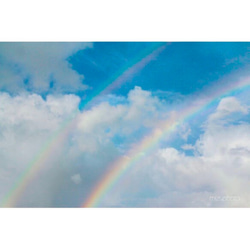 ・兩條彩虹【可以選擇照片尺寸、面板處理、相框】 第4張的照片