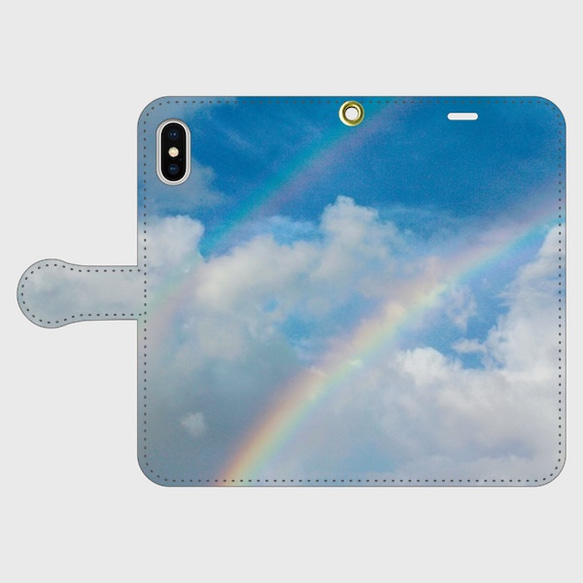 『Two rainbows』手帳型スマホケース【iPhone/Android 全機種対応】 5枚目の画像