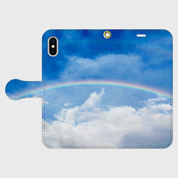 “彩虹承載幸福”筆記本型手機殼【兼容所有iPhone/Android機型】 第1張的照片