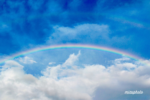 ・Rainbow carrying happiness【写真サイズやパネル加工が選べる】 4枚目の画像