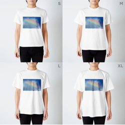 ・Rainbow carrying happiness Tシャツ【沖縄×偉人の名言】 3枚目の画像