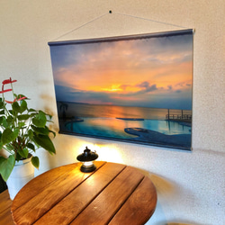 Calm light【B2サイズ タペストリー】〜沖縄の風景をあなたのお部屋に〜 1枚目の画像