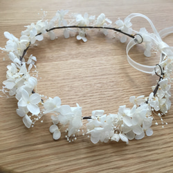 もこもこボリュームタイプこども用花冠 1枚目の画像